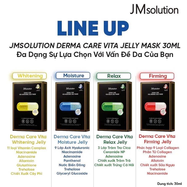 Mặt Nạ JMsolution Derma Care Vita Jelly Mask