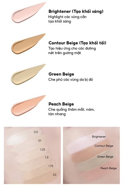 Che khuyết điểm che phủ tốt The Saem Cover Perfection Tip Concealer SPF28 PA++ 6.5g