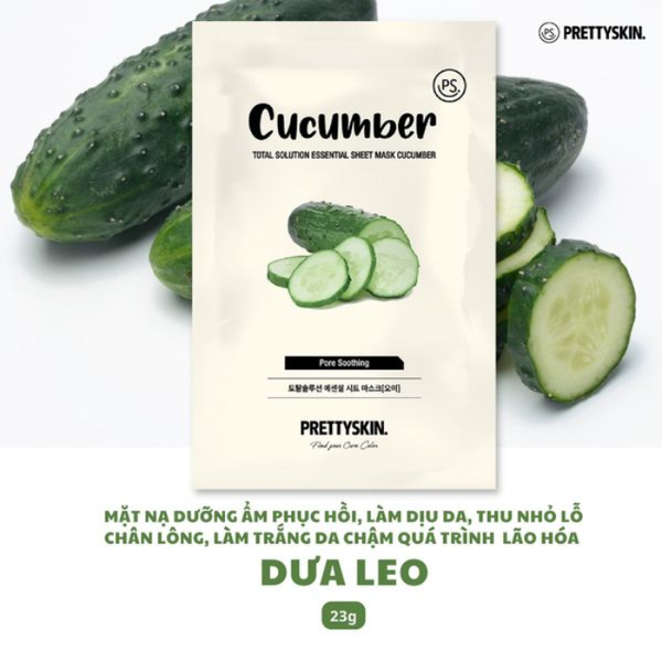 Mặt nạ dưỡng da PrettySkin Total Solution Essential Sheet Mask
