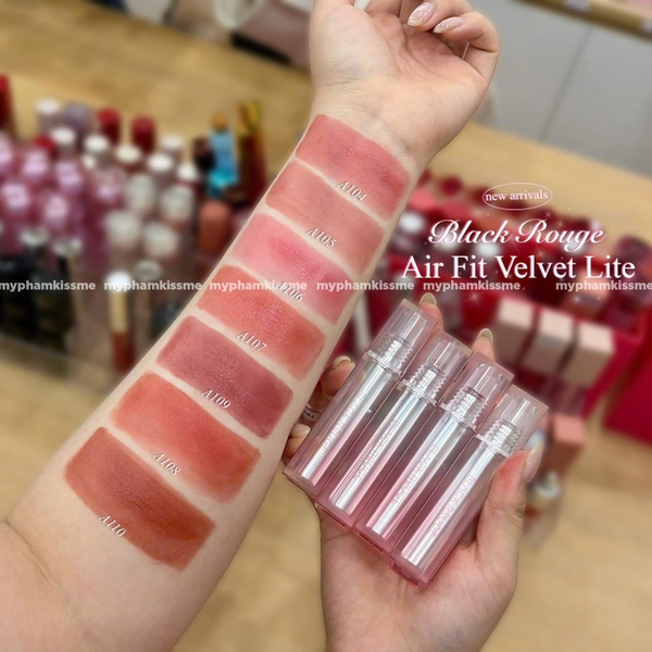 Son kem lì Black Rouge Air Fit Velvet Tint