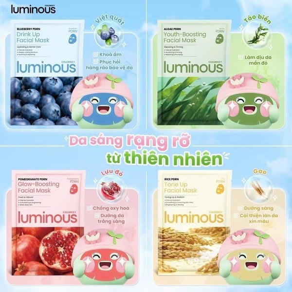 Mặt nạ Colorkey PDRN Luminous Facial Mask 25ml