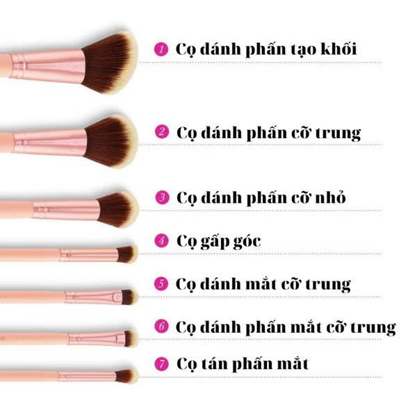 Bộ Cọ BH Cosmetics Chic 14 cây kèm ví đựng BHBO09
