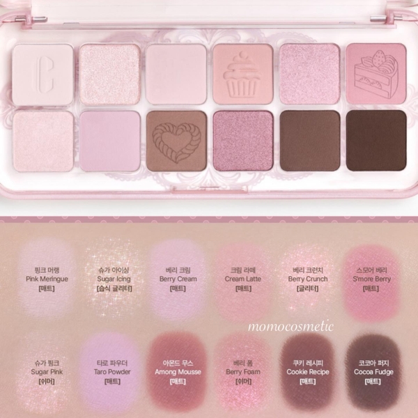 Bảng Phấn Mắt 12 ô Clio Pro Eye Palette Air 7g