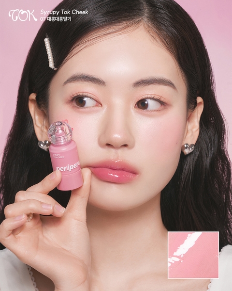 Má Hồng Kem Peripera Syrupy Tok Cheek
