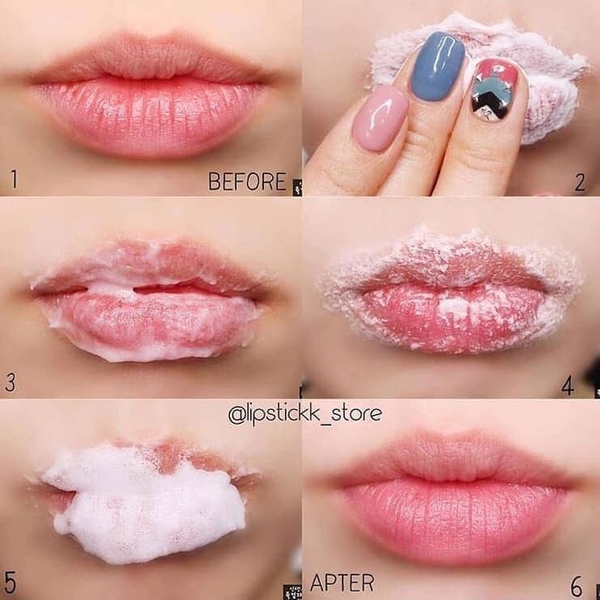 Gel Sủi Tẩy Tế Bào Chết Siêu Mềm Môi Unpa Bubi Bubi Bubble Lip Scrub
