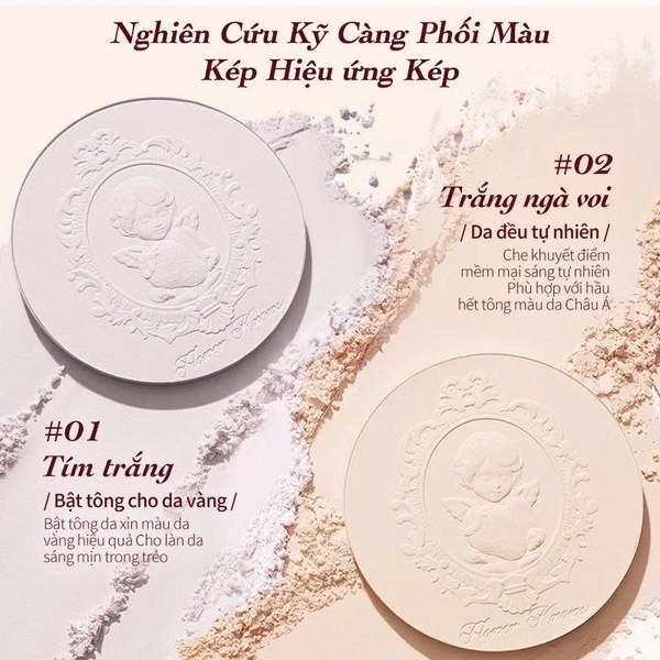 Phấn Phủ Nén Strawberry Cupid Collection Pressed Powder