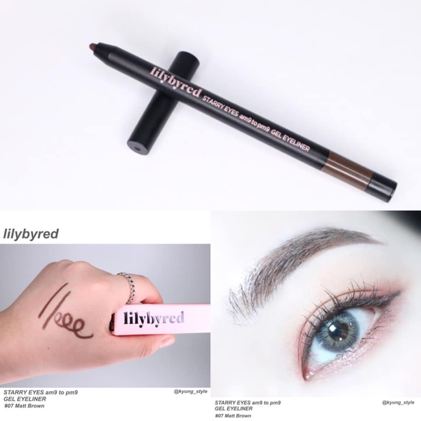Chì Kẻ Mắt Siêu Mảnh Lilybyred Starry Eyes Am9 To Pm9 Slim Gel Eyeliner