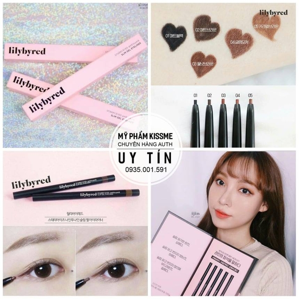 Chì Kẻ Mắt Siêu Mảnh Lilybyred Starry Eyes Am9 To Pm9 Slim Gel Eyeliner