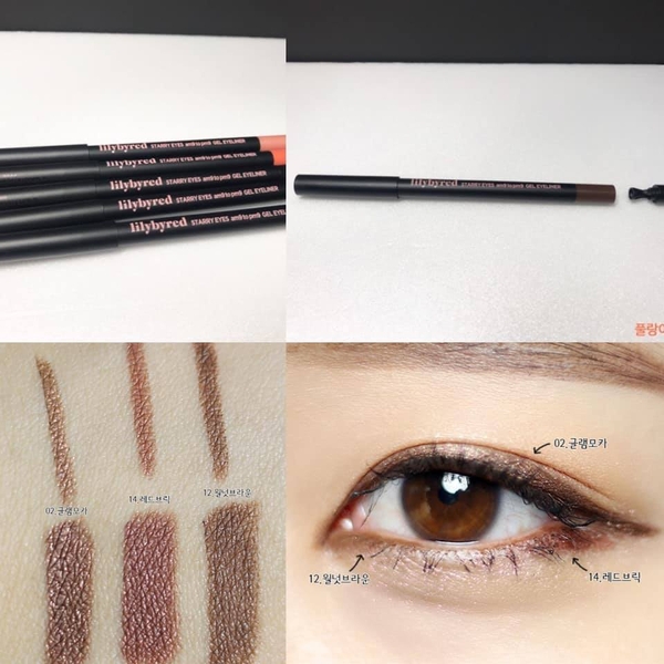 Chì Kẻ Mắt Siêu Mảnh Lilybyred Starry Eyes Am9 To Pm9 Slim Gel Eyeliner