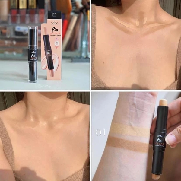 Bút Tạo Khối Và Che Khuyết Điểm 2 Đầu ODBO