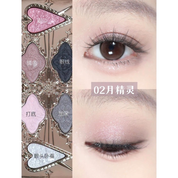 Bảng mắt Flower Knows Knight Unicorn Cloud Palette