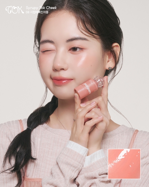 Má Hồng Kem Peripera Syrupy Tok Cheek