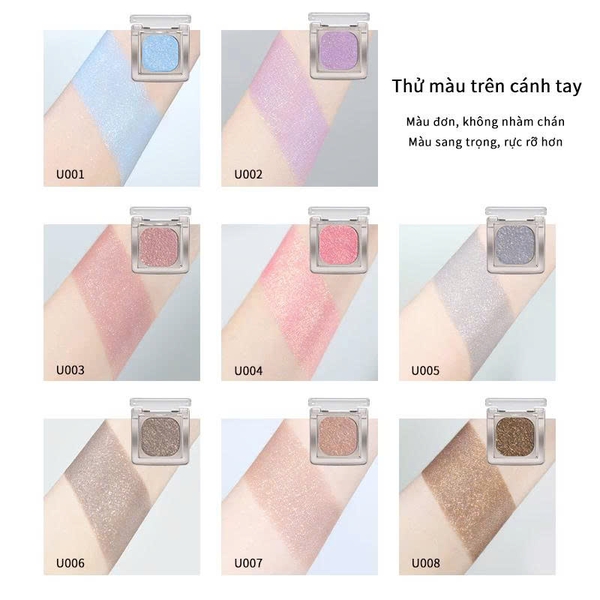 Nhũ mắt Cheeryep U010 Qianyan Monochrome Shimmer Eyeshadow