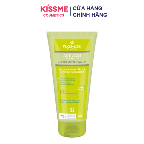 Sữa Rửa Mặt Floslek Anti Acne Bacterial Face Cleansing Gel
