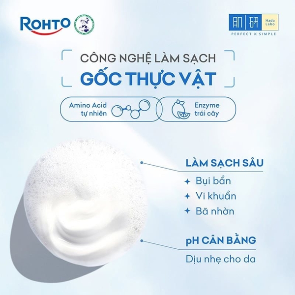 Sữa Rửa Mặt Dưỡng Ẩm Cao Cấp Hada Labo Premium Cleanser