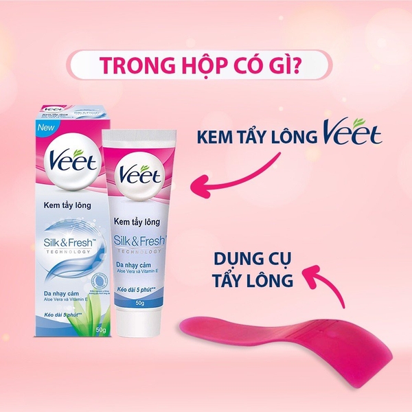 Kem Tẩy Lông Veet Hair Removal Cream 50g/100g