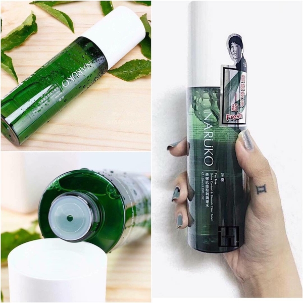 Nước cân bằng trị mụn chiết xuất tràm trà Naruko Tea Tree Shine Control & Blemish Clear Toner 150ml