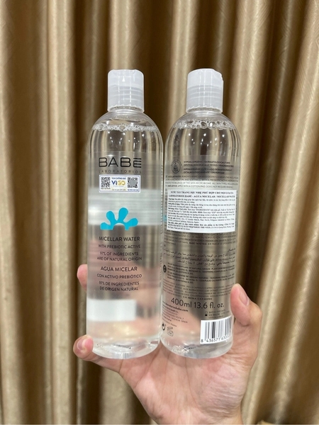 Nước tẩy trang dịu nhẹ Babe Micellar Water