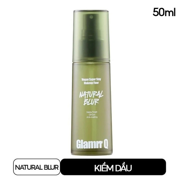 Xịt Khóa Nền Glamrr Q Vegan Super Makeup Fixer