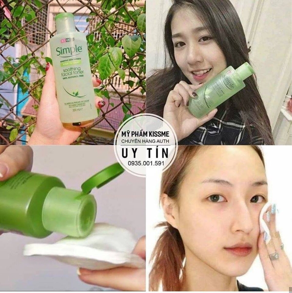Toner da nhạy cảm Simple Kind To Skin Soothing Facial 200ml