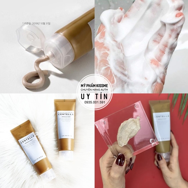 Sữa Rửa Mặt Rau má Centella Skin1004 Madagascar Ampoule Foam 125ml