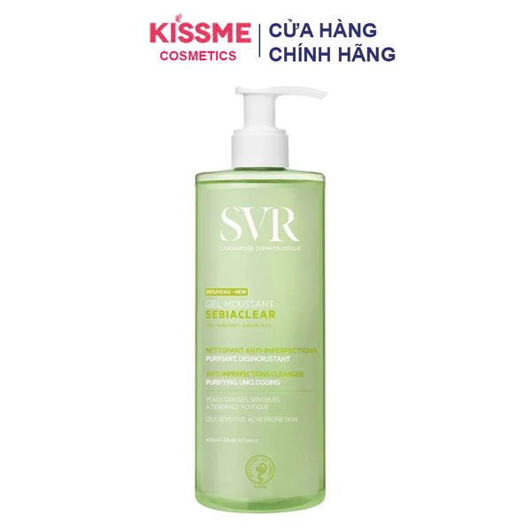 Sữa rửa mặt SVR Sebiaclear Gel Moussant 200ml-400ml