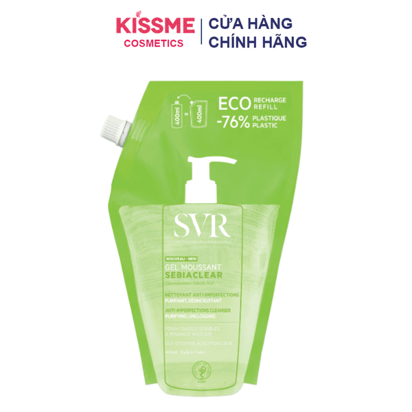 Sữa rửa mặt SVR Sebiaclear Gel Moussant 200ml-400ml