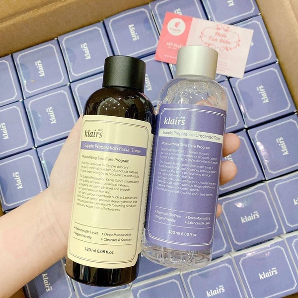 Toner Da Nhạy Cảm Klairs Supple Preparation Toner 180ml