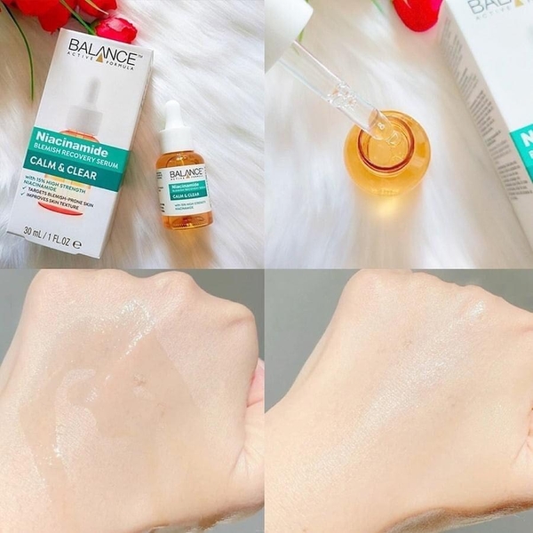 Serum ngừa mụn mờ thâm Balance Niacinamide Blemish Recovery Serum 30ml
