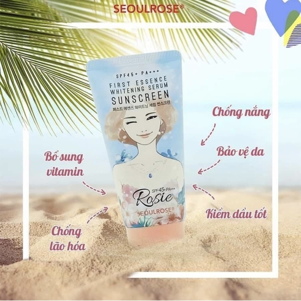Kem Chống Nắng Rosie First Essence Whitening Serum Sunscreen