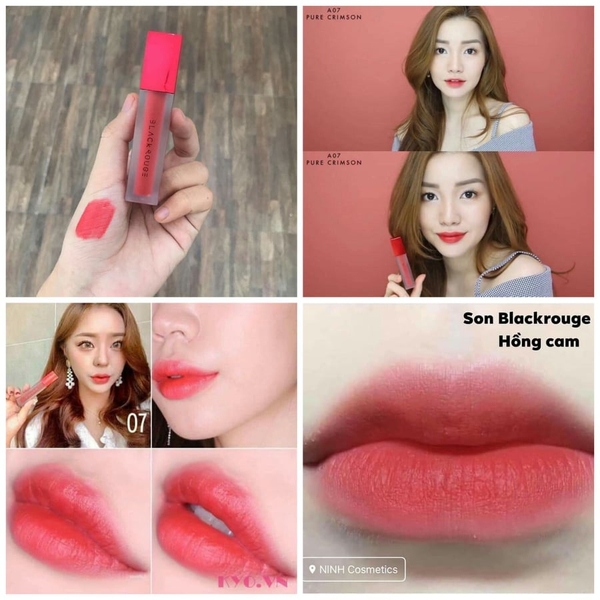 Son kem lì Black Rouge Air Fit Velvet Tint