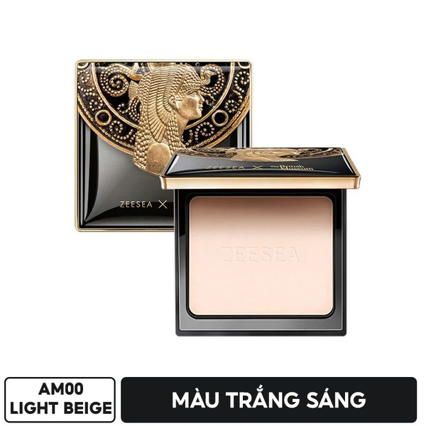 Phấn phủ dạng nén kiềm dầu chống nước Zeesea Refreshing Silky Powder 8g