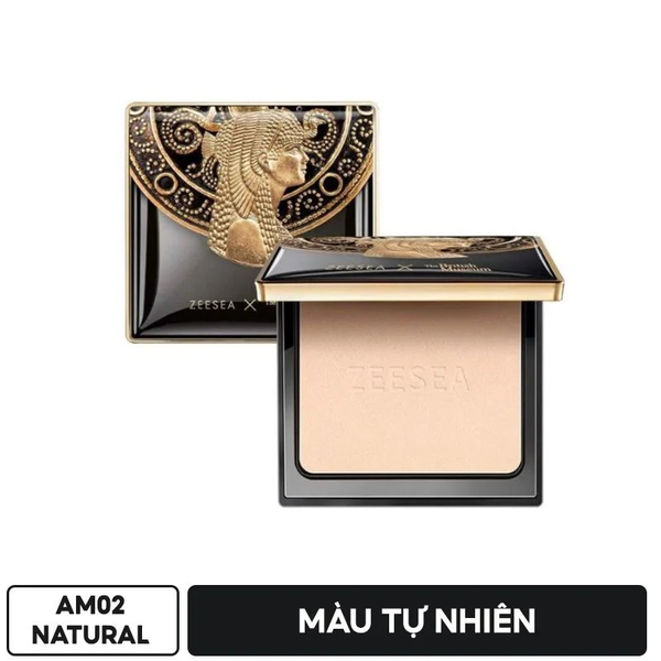 Phấn phủ dạng nén kiềm dầu chống nước Zeesea Refreshing Silky Powder 8g