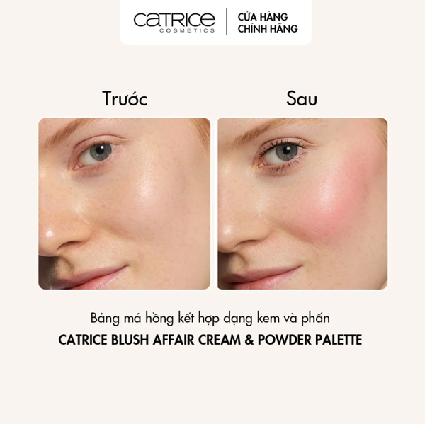 Phấn Má Catrice Blush Affair Cream & Powder Palette