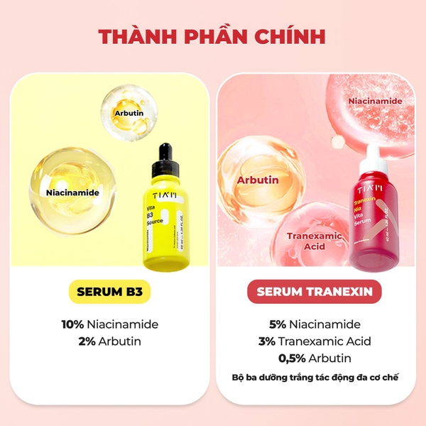 Serum dưỡng trắng mờ thâm Tiam Vita B3 Source 40ml