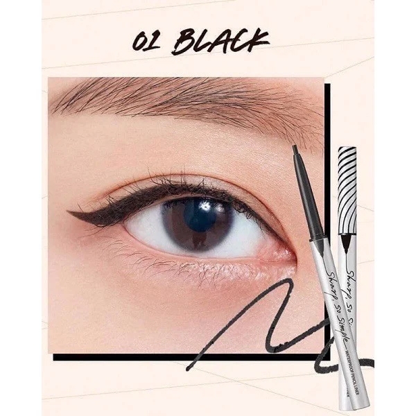 Bút kẻ mắt dạng sáp  Clio Sharp, So Simple WaterProof Pencil Liner