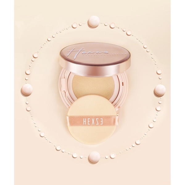 Phấn nước mỏng nhẹ, lâu trôi HEXZE Long Lasting Cushion 15g (tặng lõi thay thế)