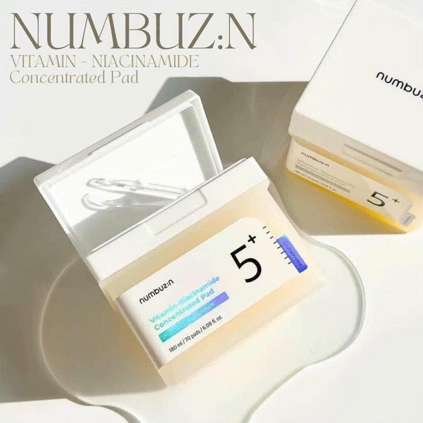 Toner Pad Numbuzin Vitamin Niacinamide Concentrated Pad No.5
