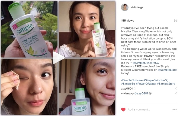 Nước tẩy trang cho da nhạy cảm Simple Kind To Skin Cleansing Micellar Water 200ml