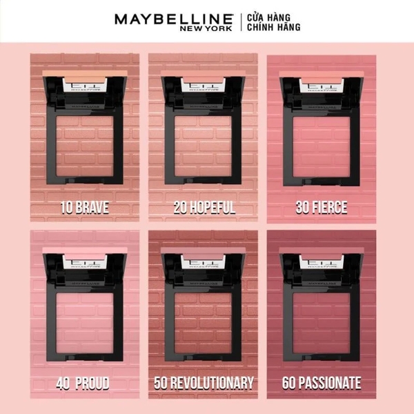 Phấn Má Hồng Mịn Lì Chuẩn Màu Maybelline Fit Me
