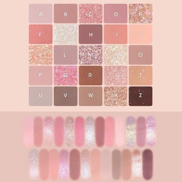 Bảng mắt nội địa trung Gogo Tales 25 ô Play Color Eyeshadow Palette 29.5g