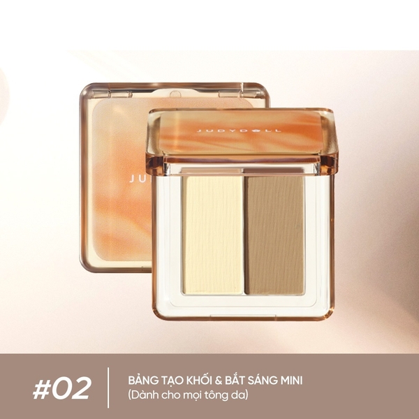 Phấn Bắt Sáng Và Tạo Khối Judydoll Highlight & Contour 9g