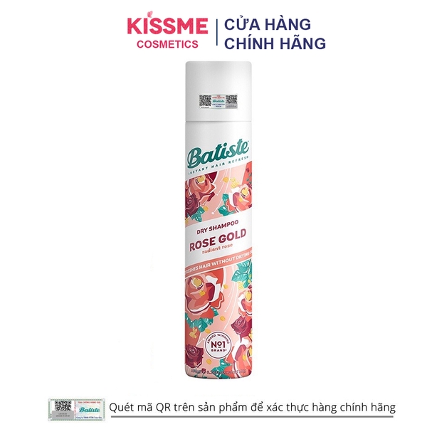 Dầu Gội Khô Giúp Làm Sạch, Tóc Bồng Bềnh Batiste Dry Shampoo 200ml
