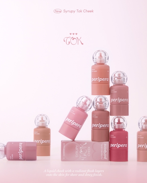 Má Hồng Kem Peripera Syrupy Tok Cheek