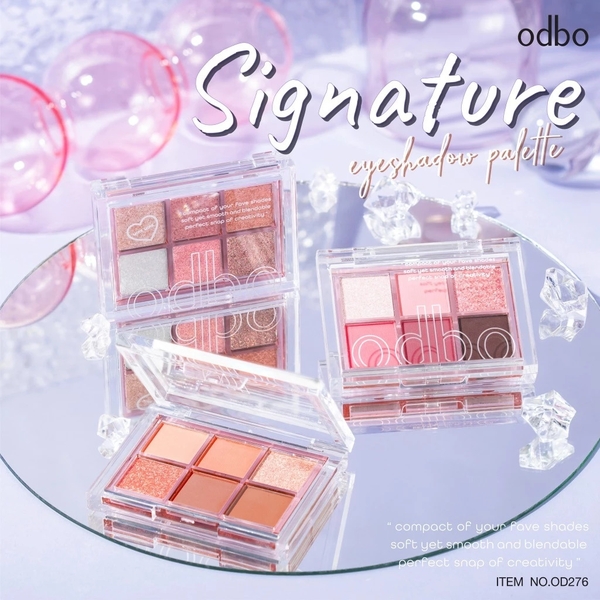 Phấn Mắt 6 Ô Odbo Signature Eyeshadow Palette