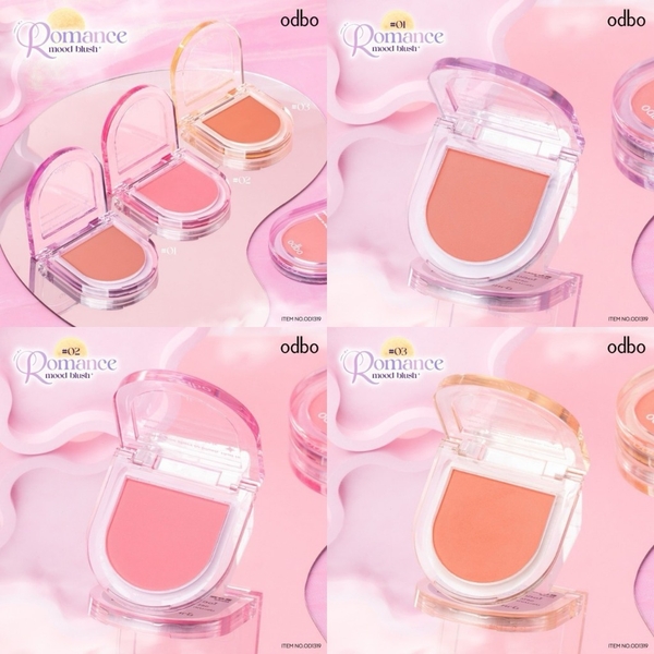Phấn Má Hồng Odbo Romance Mood Blush