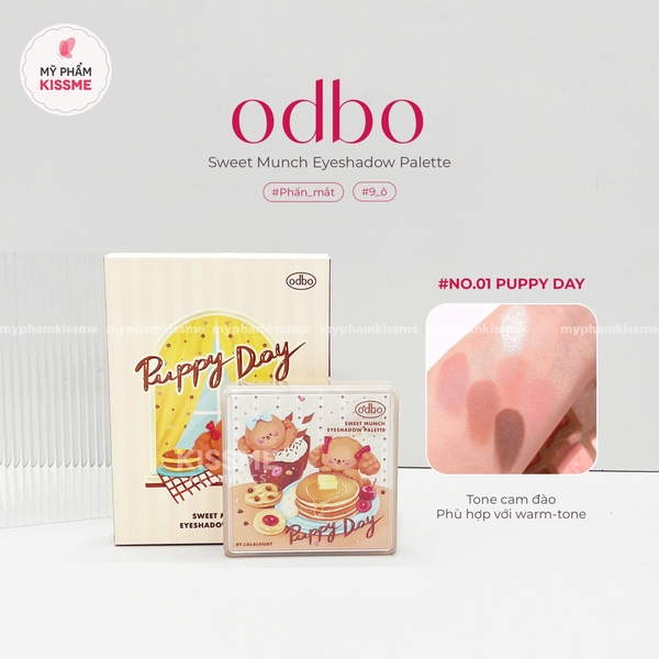 Phấn Mắt 9 Ô Odbo Sweet Munch Eyeshadow Palette