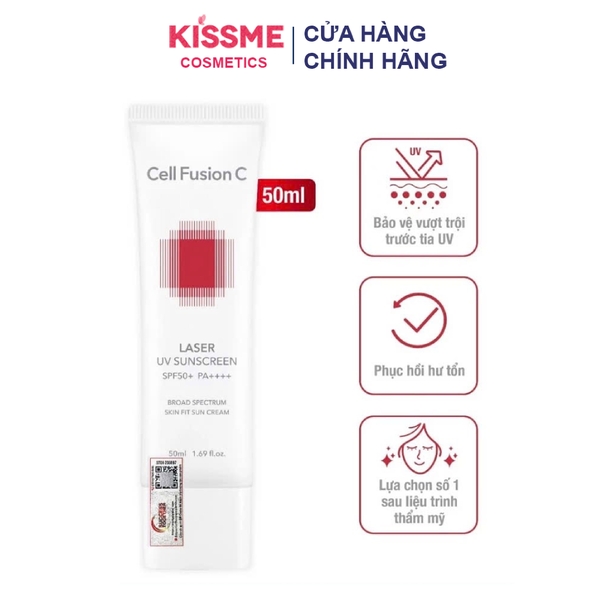 Kem Chống Nắng Cell Fusion C Laser Sunscreen 100 SPF50+/PA+++ 50ml