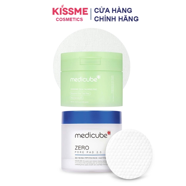 Toner Pad Medicube ZERO PORE PAD 2.0 và Super Cica Pad