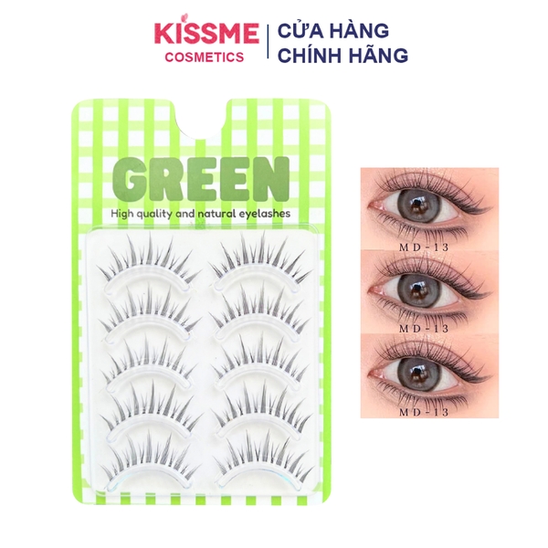 Mi Giả GREEN Gân Trong Tự Nhiên Mềm Nhẹ